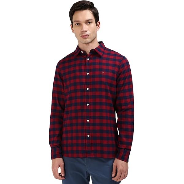 camasa Tommy Hilfiger roșu outlet