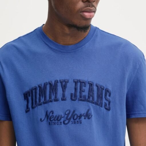 tricou tommy jeans albastru outlet