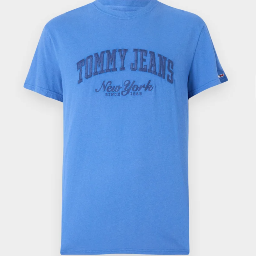 tricou tommy jeans albastru outlet