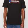 tricou tommy jeans negru outlet