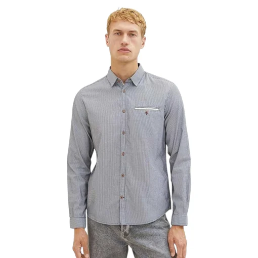 camasa tom tailor gri outlet