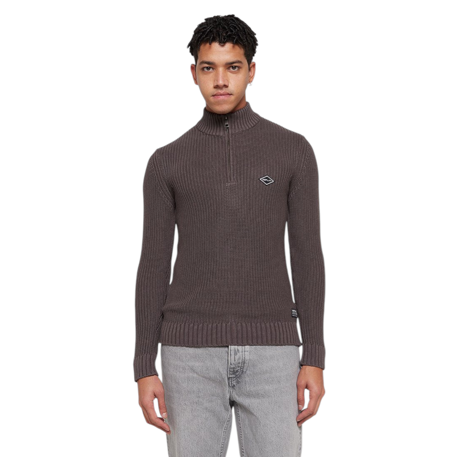 Bluza Replay Quarterzip M Maro Barbati Outlet