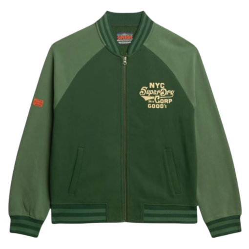 Alternative view of Bluza Cu Fermor Superdry S Verde Barbati Outlet