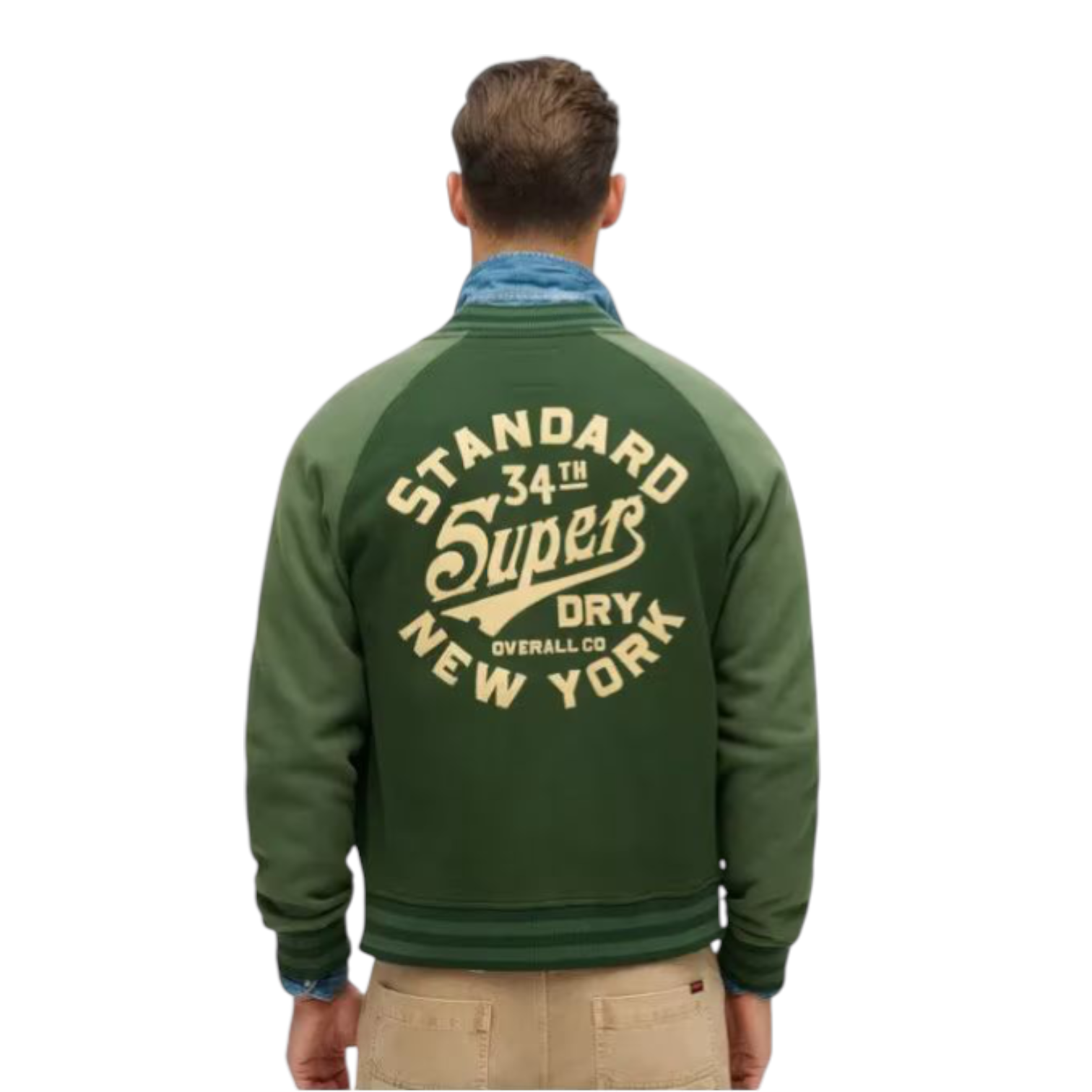 Bluza Cu Fermor Superdry S Verde Barbati Outlet