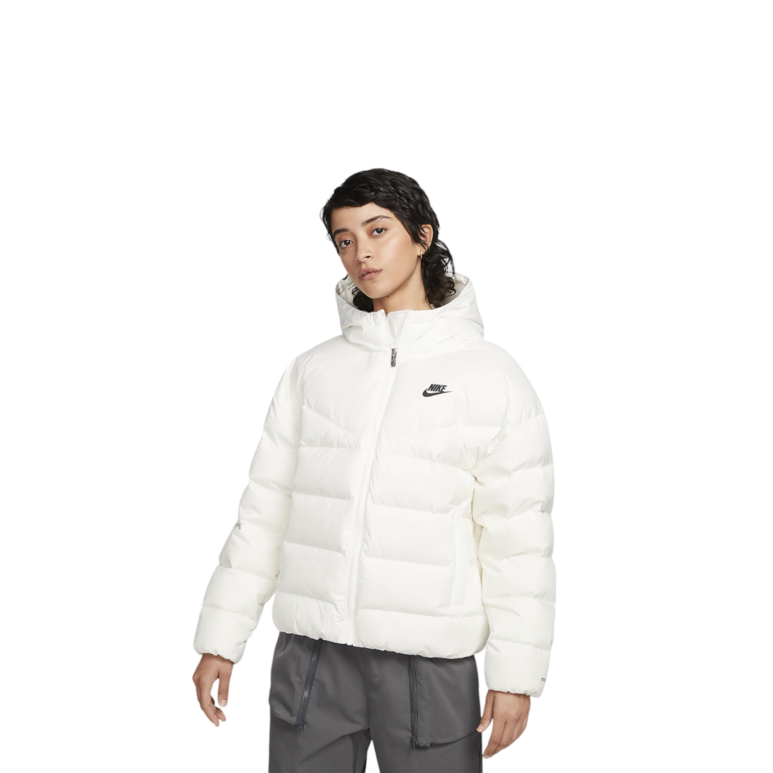 Alternative view of Geaca Nike Alb M Femeie Outlet