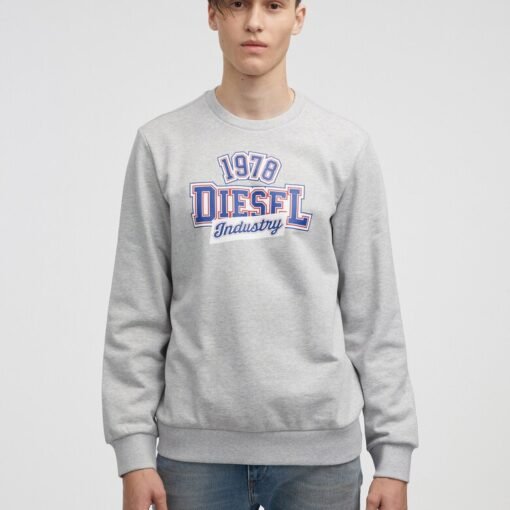 Bluza Diesel Retro Gri Bărbați