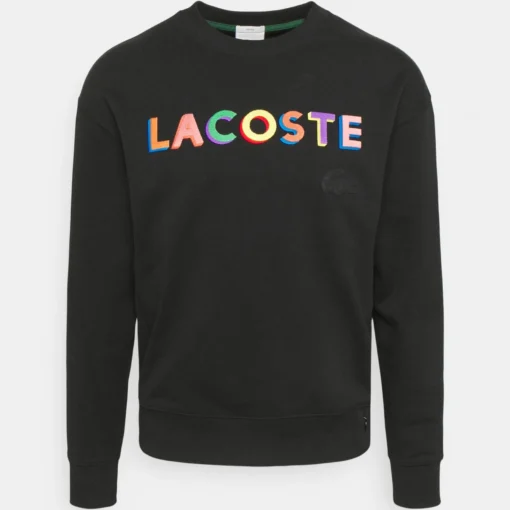 Bluza Lacoste Negru Bărbați - imagine 4
