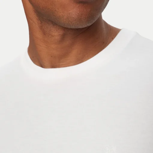 Tricou Calvin Klein Alb Bărbați - imagine 5