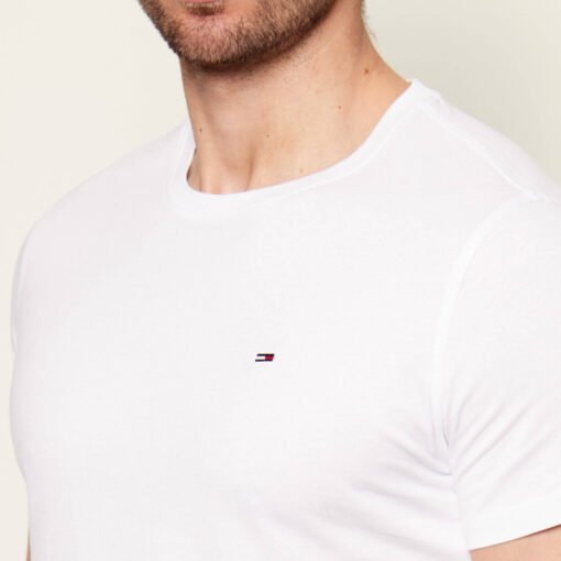 Tricou Tommy Jeans Alb Bărbați - imagine 4
